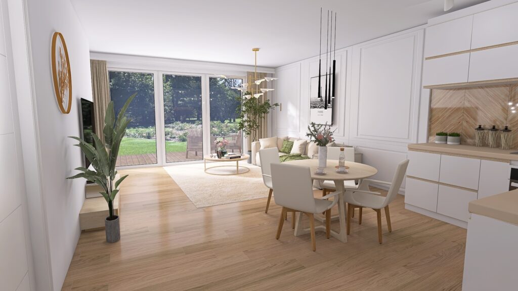 Przykładowa wizualizacja domu Stefanowo Osiedle Młodych Dębów