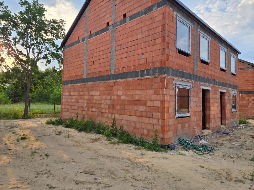 Stefanowo - budowa domów lipiec