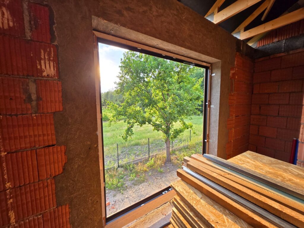 Stefanowo - budowa domów lipiec