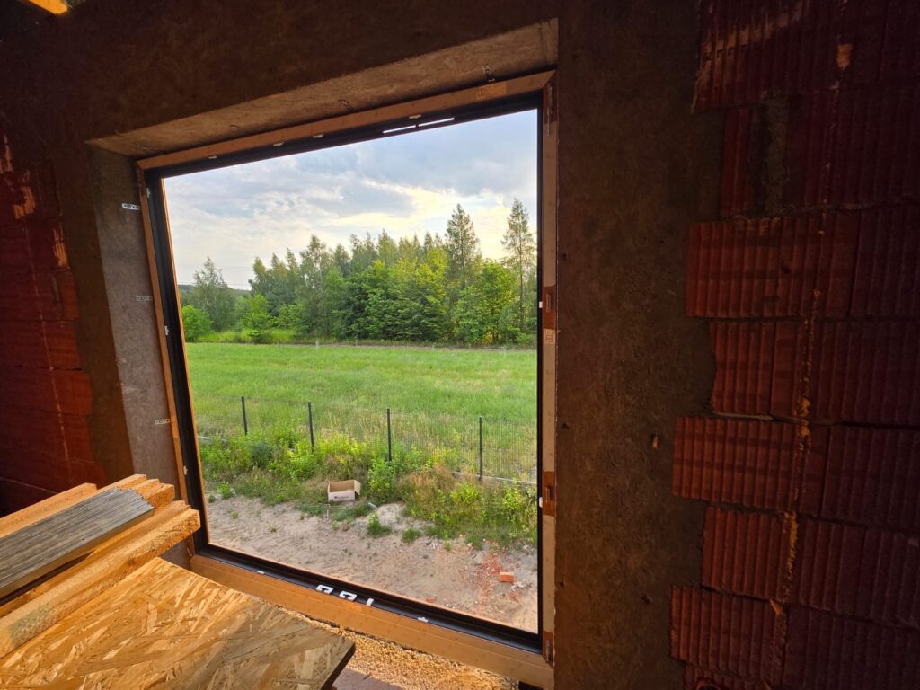 Stefanowo - budowa domów lipiec