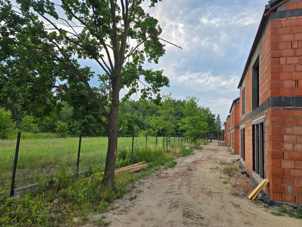 Stefanowo - budowa domów lipiec