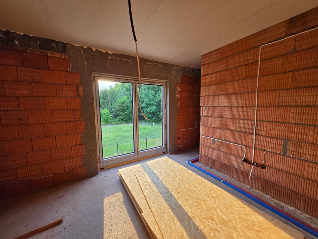 Stefanowo - budowa domów lipiec