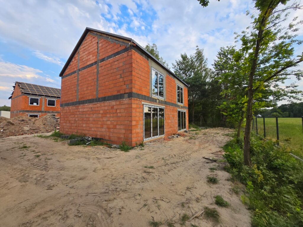 Stefanowo - budowa domów lipiec