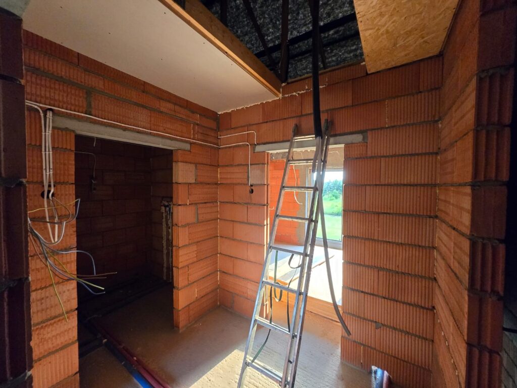 Stefanowo - budowa domów lipiec