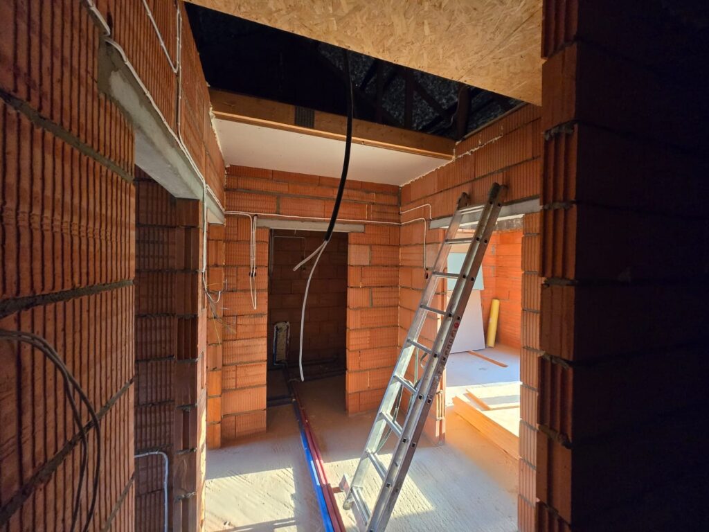 Stefanowo - budowa domów lipiec